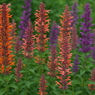 agastache aurantiaca mixed colours 