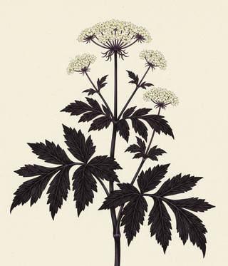 Angelica sylvestris <br>ANGELICA EBONY, DARK LEAF ANGELICA