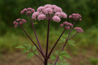 Angelica sylvestris purpurea ANGELICA PURPLE VICAR'S MEAD HOLY GHOST 