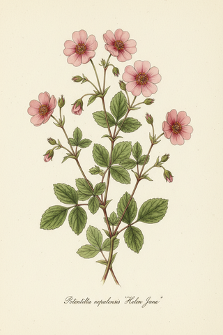 Potentilla nepalensis CINQUEFOIL 'HELEN JANE'