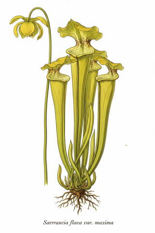 Sarracenia flava var. maxima <br>YELLOW PITCHER PLANT