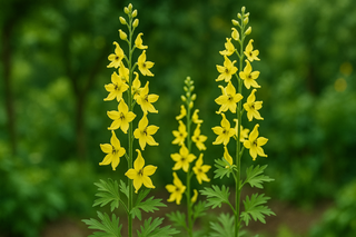 Delphinium semibarbatum YELLOW, DELPHINIUM LARKSPUR SULPHUR SPIKE