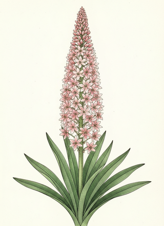 Eremurus aitchisonii PINK FOXTAIL LILY, DESERT CANDLE