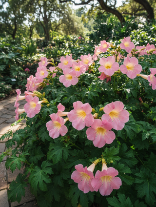 Incarvillea delavayi <br>HARDY GLOXINIA 'BEES PINK'