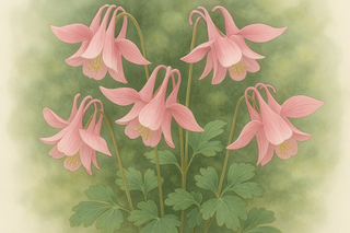 JAPANESE FAN COLUMBINE ROSEA PINK