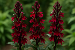 Lobelia speciosa CARDINAL FLOWER 'BURGUNDY'