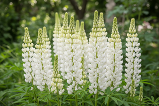 Lupinus <br>LUPIN NOBLE MAIDEN WHITE