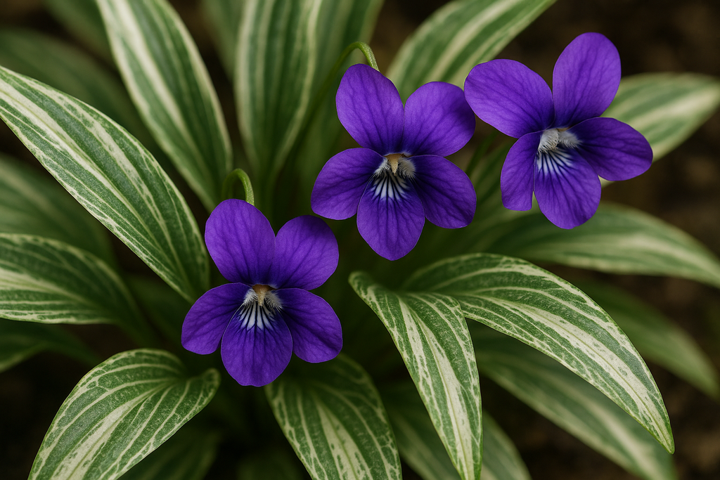 Viola mandshurica VARIEGATED VIOLA 'Fuji Dawn' – Ferri Seeds