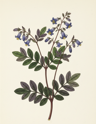 Polemonium yezoense RED/PURPLE-LEAF JACOB'S LADDER