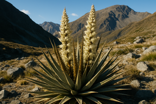 realistic Aciphylla spedenii with flowers
