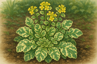 variegated winter cress Barbarea vulgaris