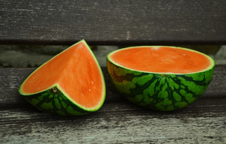 Citrullus lanatus <br>WATERMELON 'TENDERSWEET ORANGE'