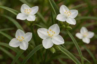 white spiderwort tradescatia